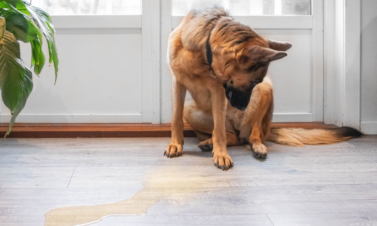How Can I Stop My German Shepherd From Peeing on My Bed?